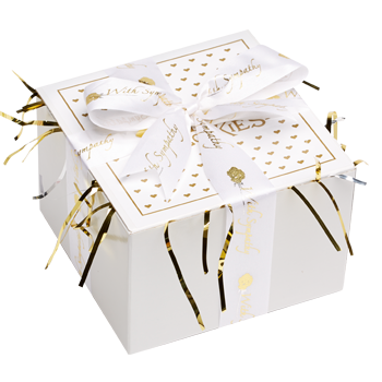 Sympathy Cookie Gift Box with Ribbon