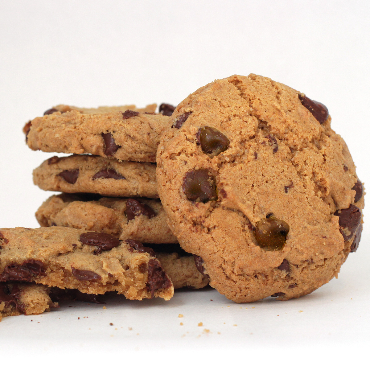 Stack of Chocolate Chip Cookies