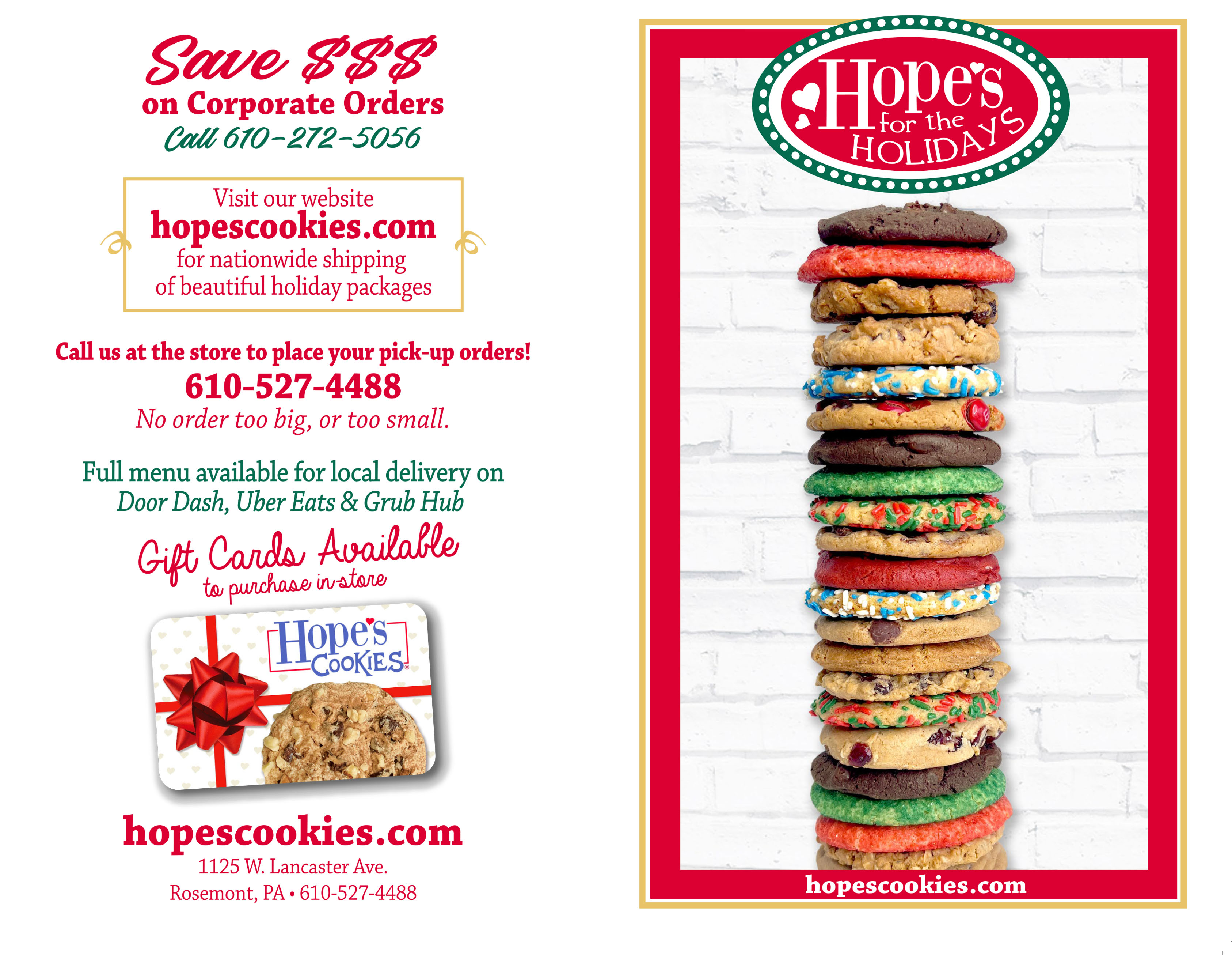 Hope's Cookies Every Day Brochure February 2023 - Page 1