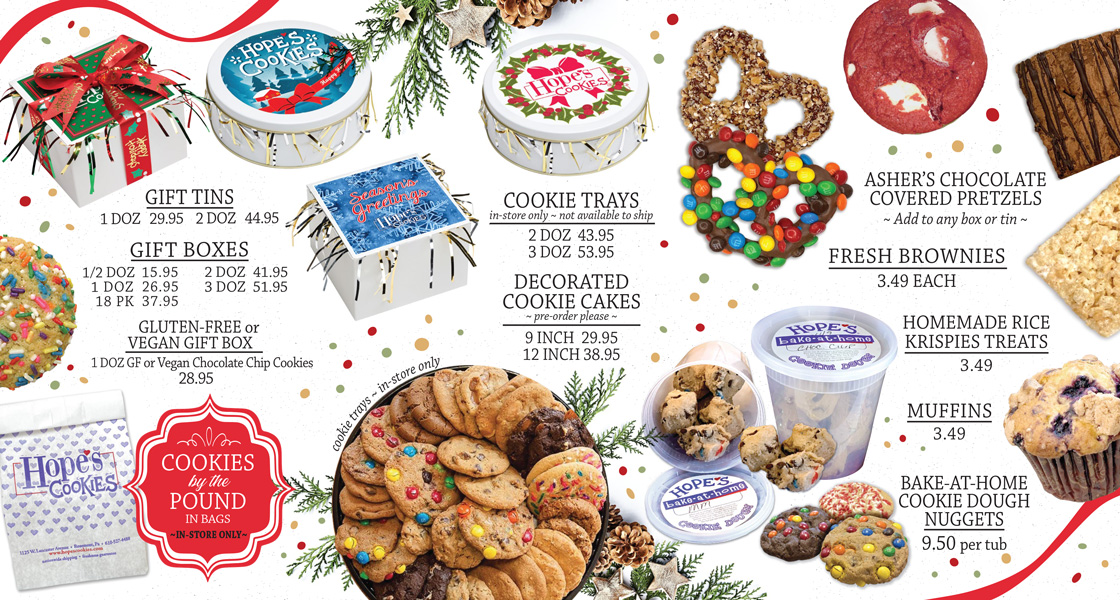 Hope's Cookies Holiday Brochure - Page 2