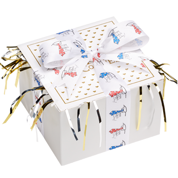 Father's Day Cookie Ribbon Gift Box