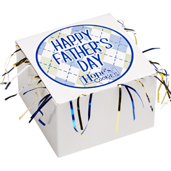 Father's Day Cookie Gift Box with Tinsel