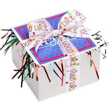 Good Luck Cookie Gift Box with Ribbon