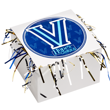 Villanova Cookie Gift Box with Tinsel