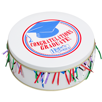 Congratulations Cookie Gift Tin in White