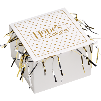 Gluten Free Gold Foil Tinsel Box