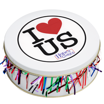 I Love Us Cookie Gift Tin