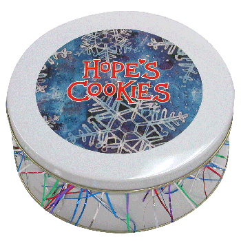 Snowflake Cookie Gift Tin