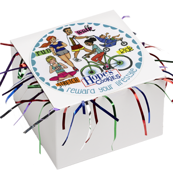 Reward Your Lifestyle Cookie Gift Box with Tinsel