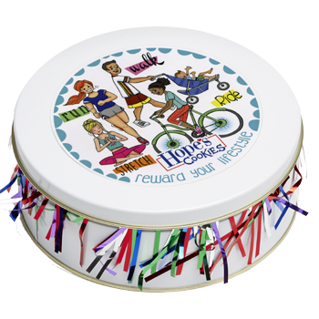 Reward Your Lifestyle Cookie Gift Tin in White